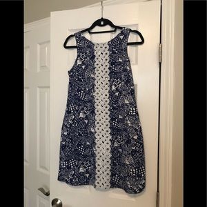 Lilly for Target Blue Upstream Shift Dress NWOT